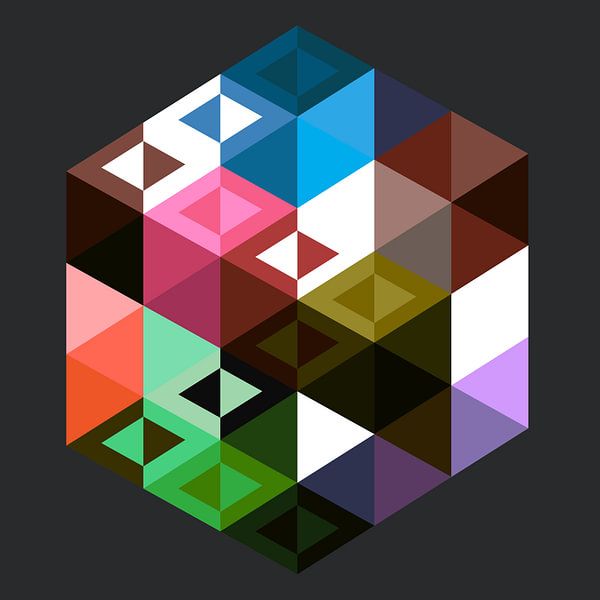 Composition abstraite 987 par Angel Estevez