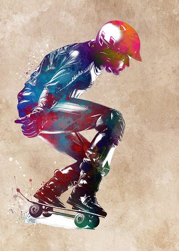 Skateboarder sport kunst #skateboarder