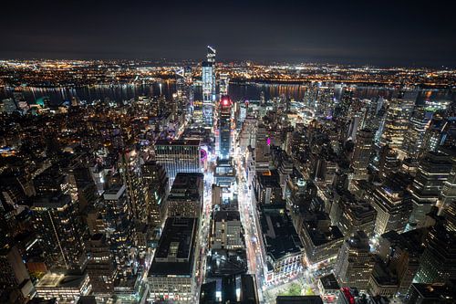 New York Skyline (USA) by Night