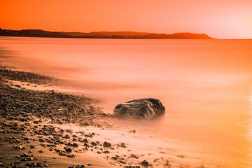 The boulder along the beach by Tina Linssen