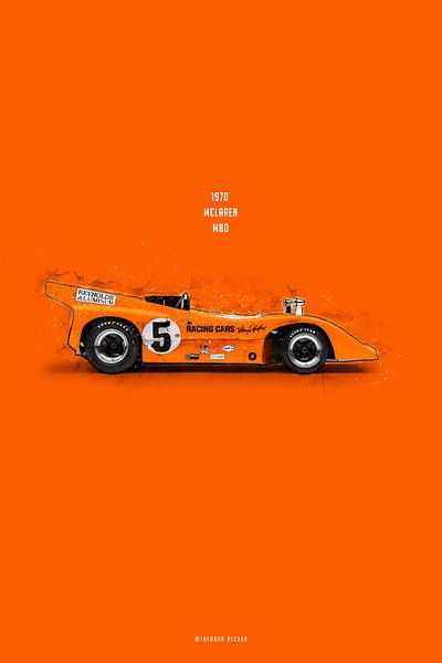 Cars in Colors, McLaren von Theodor Decker