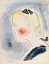 Sulho Sipilä - Girl with red cheeks (1923) by Peter Balan thumbnail