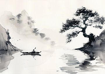 Sereniteit op het water van Liv ter Riet