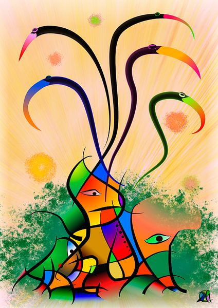 Swan song by Chris van Moorsel