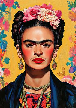 Frida Poster - Frida Kunstdruk van Niklas Maximilian