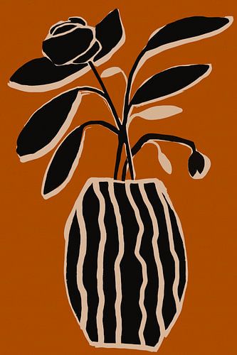 Oker stilleven nr. 5 van Treechild