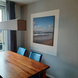 Customer photo: North Sea beach Zeeland by anne droogsma, on canvas