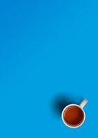 Minimalistic cup of tea
