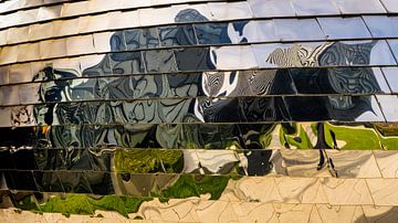 Reflectie abstract van Dieter Walther