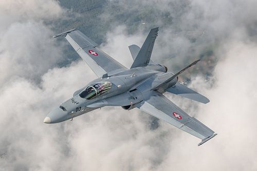 McDonnell Douglas F/A-18C Hornet uit Zwitserland.