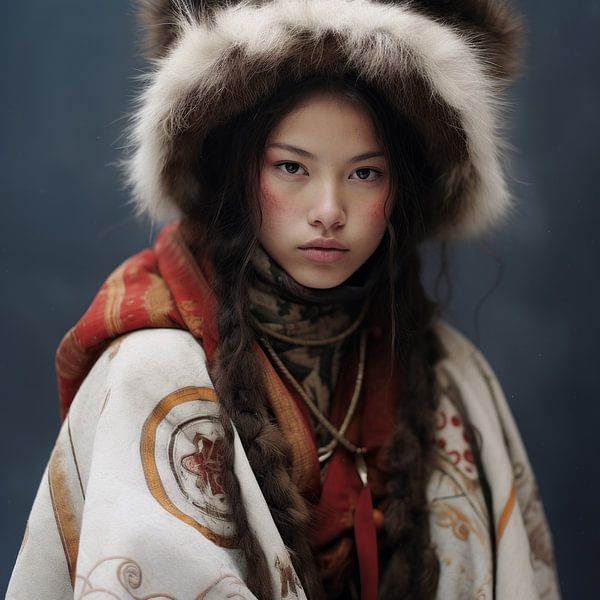 Digital art portrait &quot;Nomad&quot; by Carla Van Iersel