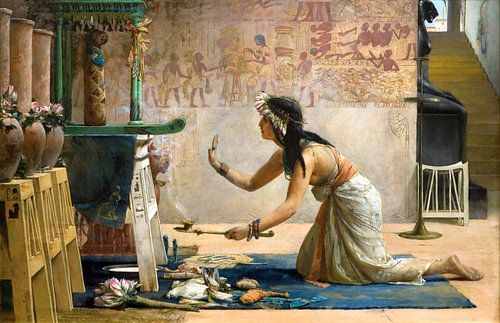 De uitvaart van een Egyptische kat - John Weguelin, 1886