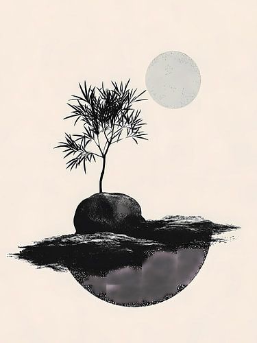 Minimale moderne boom