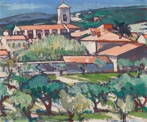 Samuel John Peploe - Church in Cassis (around 1924)