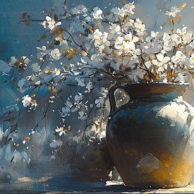 vase de fleurs sur Peintures accrocheuses