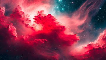 Universum Sterne und Rauch von Mustafa Kurnaz