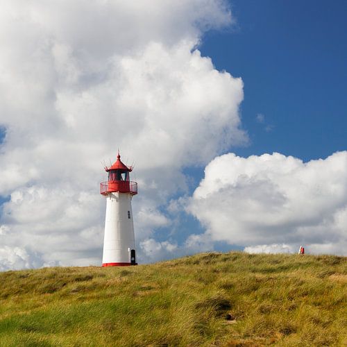 Sylt, lighthouse in summer