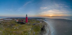 Eierland-Leuchtturm Texel - Sonnenuntergang von Texel360Fotografie Richard Heerschap