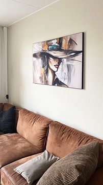 Kundenfoto: Frau mit Hut