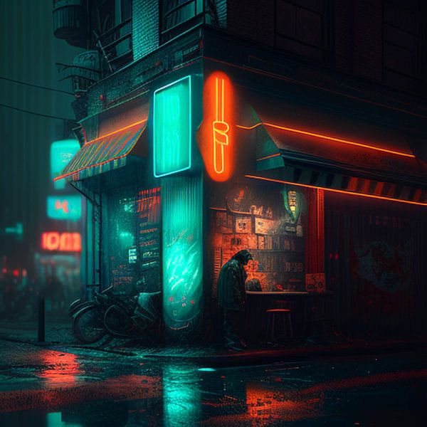 Perdu dans la nuit du néon par Art-House