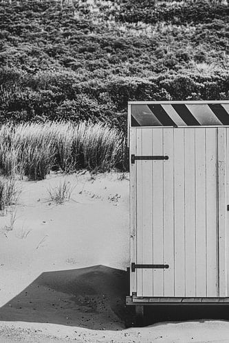 Strandhuisje aan zee