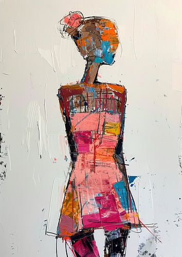 Femme rose | Femme colorée