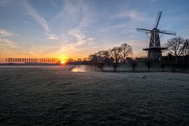 Zonsopgang molen Buren by Moetwil en van Dijk - Fotografie