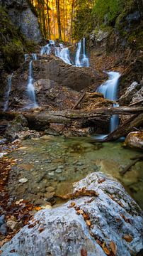 Lainbach Wasserfall im Herbst von Martin Wasilewski