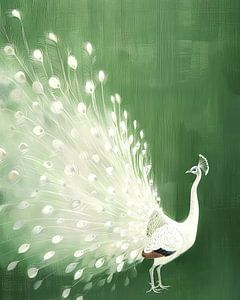 Königlicher Weißer Pfau