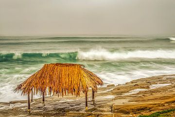 Surf achter de Shack van Joseph S Giacalone Photography