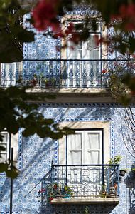 Blauwe tegels van Lissabon van Ronne Vinkx