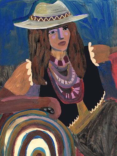 portret cowboy stijl