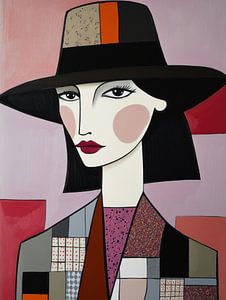 Femme au chapeau