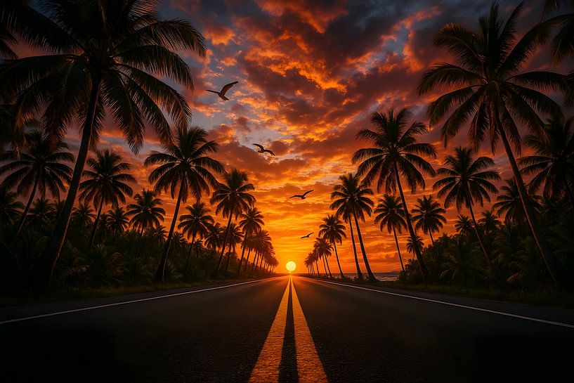 Highway to Sunset Dreams by Ajaba Nature