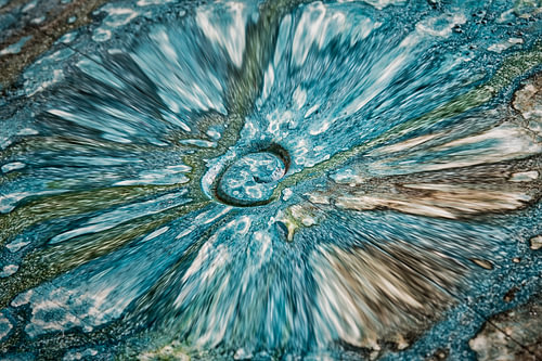 green/blue art