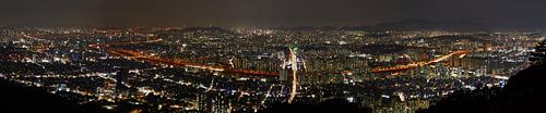Panorama van Oost Seoul