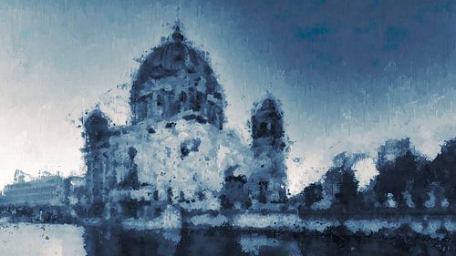 Berlin Mitte in blue