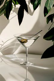 Un martini à l'ombre sur Poster Art Shop