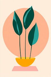 Modernes Pflanzenstillleben von Poster Art Shop