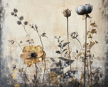 Bloemen | Echoes of Autumn Gold van Zen en Meer