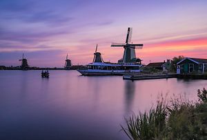 Zaanse Schans zonsopkomst van Trudiefotografie