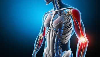 Man met gewrichtspijn