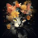 Flower Cat (AI) by Raymond Wijngaard thumbnail
