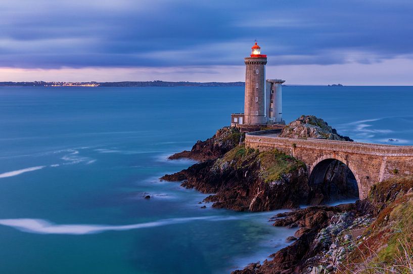 Lighthouse Le Petit Minou, Brittany, France by Adelheid Smitt