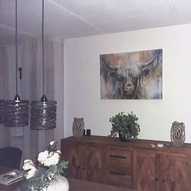 Photo de nos clients: Highland Vache I par Atelier Paint-Ing, sur toile