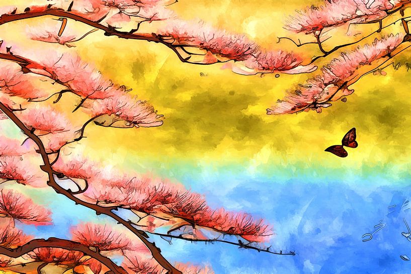 Japanese Garden by The Art of Mark Fischer