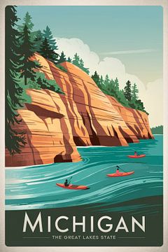 Michigan van Poster Art Shop