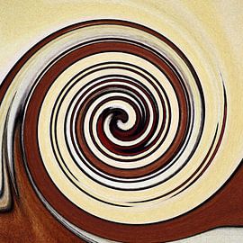 Erdungsspiralen 04  / Spirale / Farbstrudel von Kerstin Franz