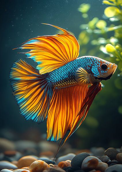 Die Kunst der Betta-Fische von R Pevitanada