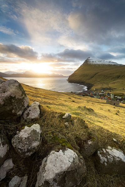 Färöer Inseln Sonnenaufgang von Stefan Schäfer